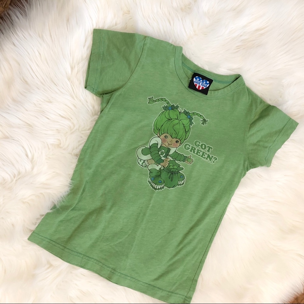 Junk Food Got Green Graphic Tee Shirt